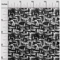 thumbnail image 2 of oneOone Cotton Silk Black Fabric Abstract Craft Projects Decor Fabric Printed By The Yard 42 Inch Wide, 2 of 4