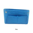 thumbnail image 2 of Ruiboury Travel-friendly Makeup Organizer Bag For On Go Beauty Made With Felt Blue, 2 of 6