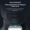 thumbnail image 4 of Men Rechargeable Shaver Foil Electric Shaver Electric with Three Mesh Shaver Multifunctional Shaver Home Hair Clipper, 4 of 7