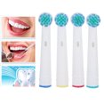 thumbnail image 3 of Dioche 4 Pcs ORAL B Têtes de Brosse à Dents à ACTION Croisée de Rechange D4510, D12013, 3 of 8
