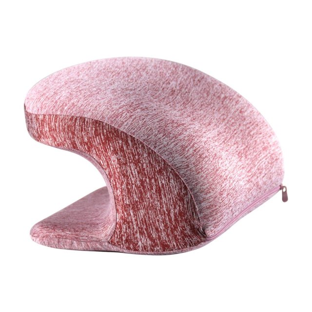 Tachiuwa Oreiller Repose-Tête Ergonomique Multifonctionnel en Mousse à Mémoire de Forme pour Chaise de Bureau Rouge