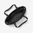 thumbnail image 4 of Michael Kors XS Carry All Jet Set Travel Womens Tote (BLACK SIG/GOLD), 4 of 5