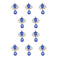 thumbnail image 2 of braveheart 10pcs Fashion Mixed Color Rhinestone Snap Buttons Costume Pendants Clasp Wedding Jewelry Accessories Brooch Base Type 1 Type 12, 2 of 6