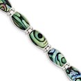 thumbnail image 1 of 925 Sterling Silver Abalone Bracelet, 1 of 2