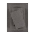 thumbnail image 1 of Mainstays Cotton Rich Extra Soft Jersey Bed Sheet Set, Double, Charcoal, 4 Pieces, 1 of 7