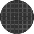 thumbnail image 1 of Ahgly Company Tapis Rond Lavable en Machine Intérieur Transitionnel Gris Carbone, 4 Pieds Rond, 1 of 7