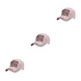 thumbnail image 4 of Decodeary Fashionable Baseball Cap Adjustable And Sun Defended Multi-colors Hat Pink 3Set, 4 of 6
