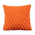 thumbnail image 2 of Yhmxh Pillow Covers Throw Pillow Covers Pillow Protector Weaving Snowflake Velvet Solid Color Pillow Office Sofa Lumbar Support Pillow Bedside Support Pillowcase Cushion Cushion Cover, 2 of 7