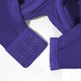 thumbnail image 4 of VEKDONE Woman's Embroidery Thin Style Ventilate Large Size Bra Steel Rim Blue 48/110G, 4 of 4