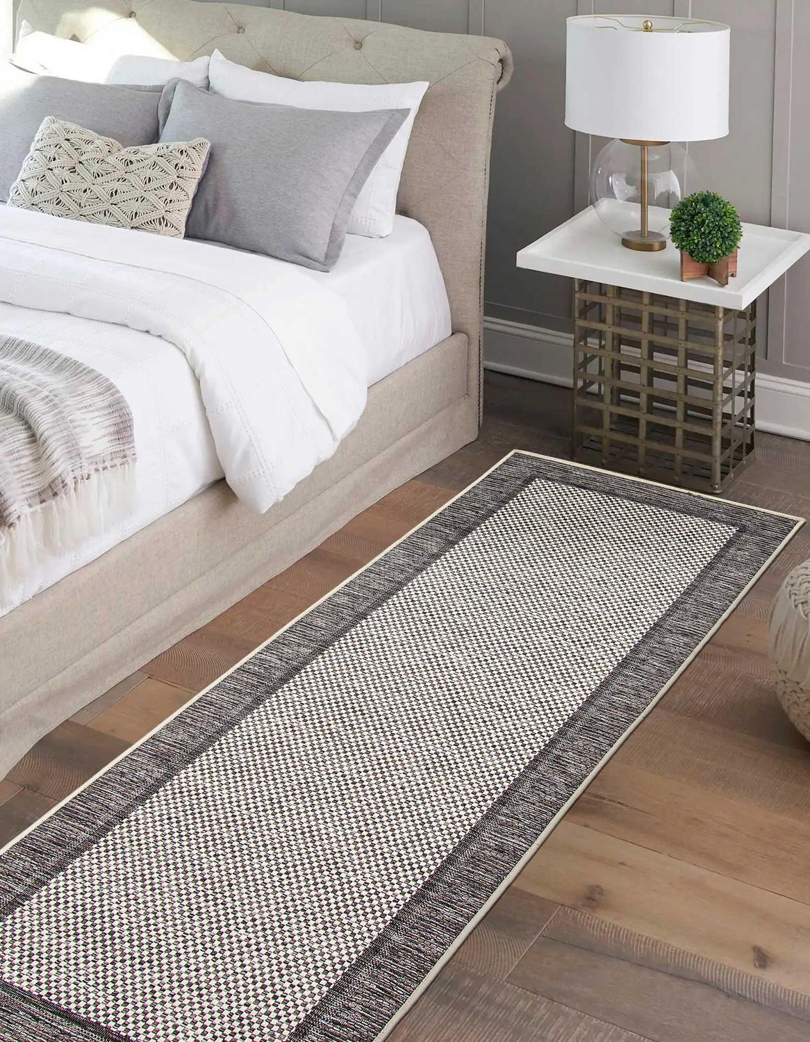 ECARPET Brooks Nautical Coastal Area Rug for living room, bedroom, dining entrance, hallway and more.