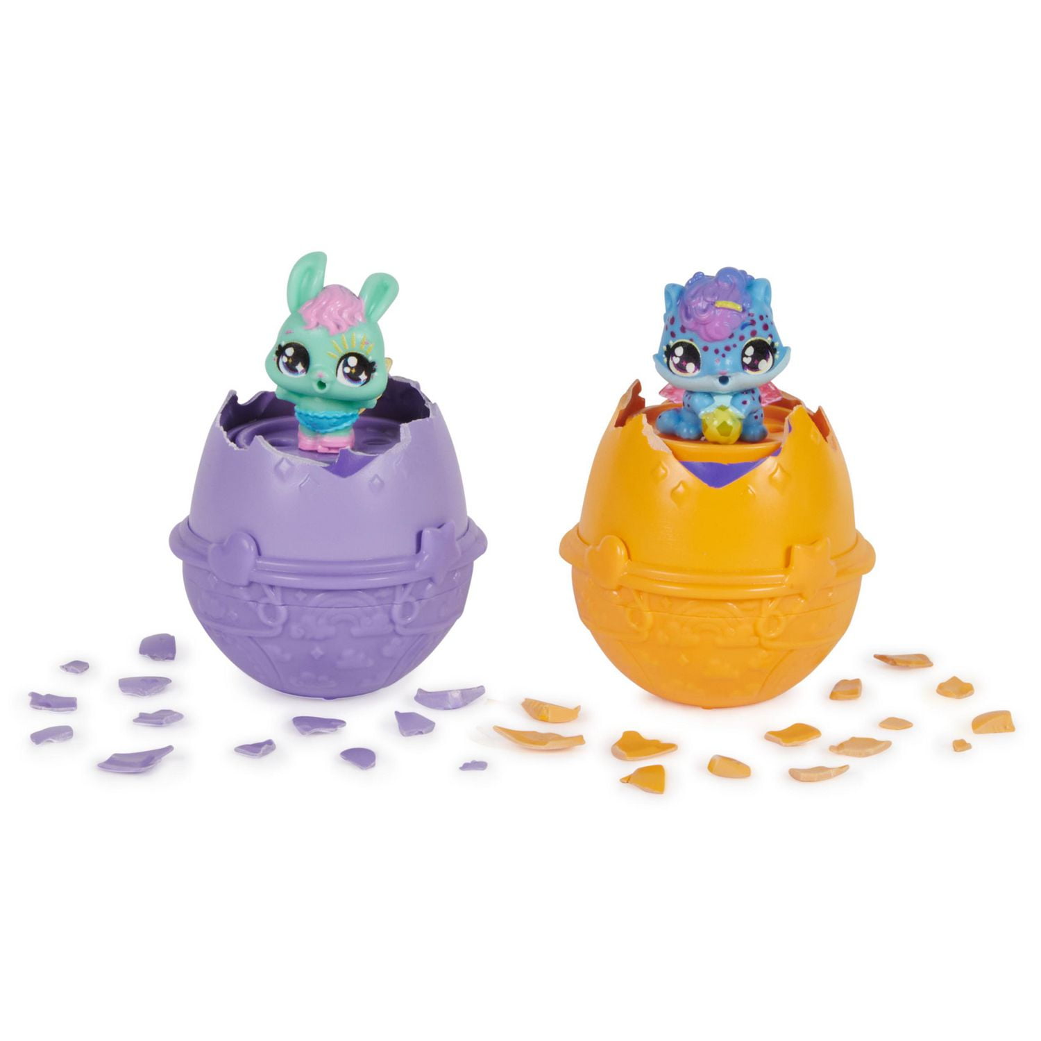 Hatchimals Alive, Hatch N' Stroll Playset avec poussette et 2 mini figurines dans des œufs qui éclosent tout seuls, jouets pour enfants pour filles et garçons, à partir de 3 ans