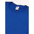 thumbnail image 4 of Hanes T-Shirts à Manches Longues à Col Ras du Cou ComfortSoft pour Hommes, Lot de 4, S, Bleu Royal Foncé, 4 of 5