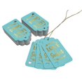 thumbnail image 3 of Inkdotpot 100 Pack Real Gold Foil Paper Tags Love Is Sweet Wedding Favor Hang Tag, 3 of 6