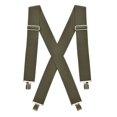 thumbnail image 1 of Hold'Em Suspenders for Men Heavy Duty utility Clips 2 Wide - Olive, 1 of 1