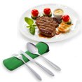 thumbnail image 4 of TIMIFIS Travel Cutlery Stainless Steel Fork Spoon Chopsticks Travel Camping Cutlery Eyeful 3Pc Kitchen Appliances, 4 of 4