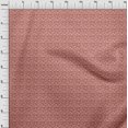 thumbnail image 4 of oneOone Rayon Dark Peach Fabric Floral Craft Projects Decor Fabric Printed By The Yard 56 Inch Wide, 4 of 4