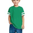 thumbnail image 4 of RXIRUCGD 2025 Vêtements d'Été pour Enfants, T-shirt à Rayures pour Garçons et Filles, Mode Mignon, Col Rond, Manches Courtes, 4 of 7