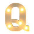 thumbnail image 2 of Vaidha Alphabet LED Letter Lights Light Up White Plastic Letters Standing Hanging A-M &, 2 of 3
