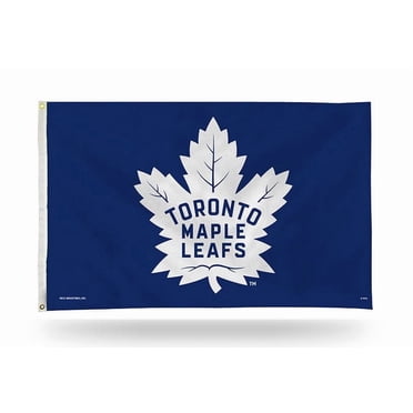 Drapeau Toronto LNH à motif de feuilles d'érable 3'x5'