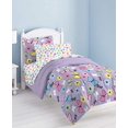 thumbnail image 1 of Dream Factory Sweet Butterfly Ensemble de Couette en Microfibre Ultra Douce, Violet, Grand Lit, 1 of 5
