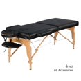 thumbnail image 1 of GreenLife® Table de Massage Portable en Bois Confortable Super Stable de 4 Pouces à 2 Sections - MTW122, 1 of 7