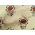 thumbnail image 4 of oneOone Cotton Poplin Fabric Leaves & Floral Block Printed Craft Fabric BTY 42 Inch Wide, 4 of 4