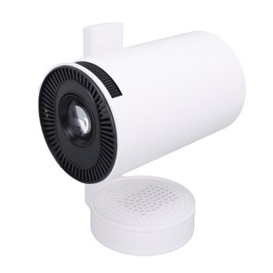 1080P Projecteur portable, Mini Projecteur avec Keystone automatique, Focus et Correction, Tilt et Projection latérale, 3D et 4K / 8K Décodage, pour téléphone TV Stick