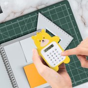 TopLLC Cute Bear Calculator, Basic Button Battery Powered, Handheld Calculator Schools And Children Can Choose , Yellow, Blue, Cyan And Brown.