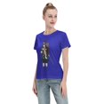 thumbnail image 4 of Women's Basic Short Sleeve T-Shirt Demon Slayer: Tanjirou and Nidouzi, 4 of 6
