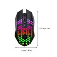 thumbnail image 2 of TAILTOSS Wireless Computer Mouse with Adjustable DPI and Ergonomic Design for Comfortable Use Black Plastic, 2 of 8
