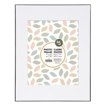 Cadre photo noir Slimline de DesignOvation 27,94x35,56 cm/20,32 x 25,4cm