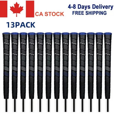 13 Pcs Standard CP2 Pro Wrap Grip Golf Club Grip Golf Grip Anti-Slip Rubber Grip Blue