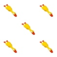 thumbnail image 2 of Transemion Squeaky Dog Toy Joy And Entertainment To Furry Friend Yellow And High Elastic Red bill duck 5Set, 2 of 6