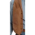 thumbnail image 2 of Scully 206-171-L Men Leather Lapel Vest - Ranch Tan, Large, 2 of 4