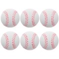 thumbnail image 1 of Baseball Practice Softball Training Pu Foam Balls 6Pcs, 1 of 8