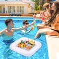 thumbnail image 4 of Swimming Pool Table Portable Pool Floater Outdoor Indoor Camping (2pcs), 4 of 8