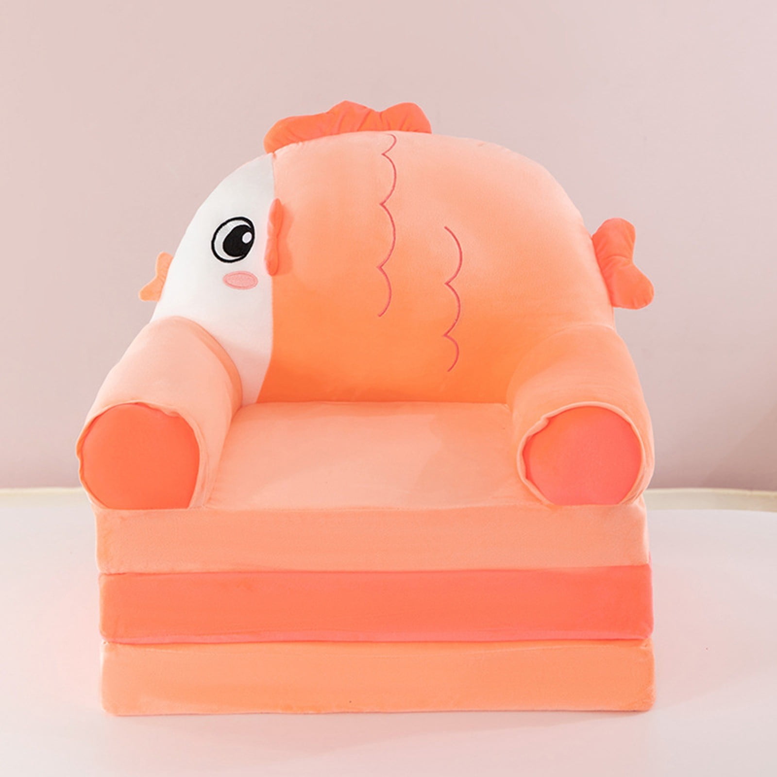 Foldable Kids Sofa Multifunctional Cartoon Chair for Kindergarten Nap & Play