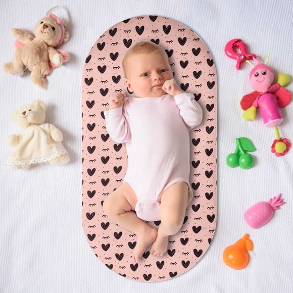 Crib Mattress Fitted Sheet Waterproof Cover, Breathable comfort secure fit easy wash, for cribs bassinet nursery mattress protectors
