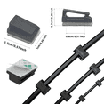 thumbnail image 4 of WHEANG Car Vehicle Data Cable Tie Mount Wires Fixing Clips Self Adhesive, 4 of 4
