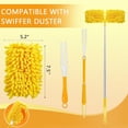 thumbnail image 2 of Yicotira Reusable Duster Refill Compatible with Swiffer Hand Duster - 360 Heavy Duty Dusters Refills - Microfiber Ceiling Fan Duster for Swiffer Dusters Extended Handle, 6 Pack(Handle is Not Included), 2 of 6