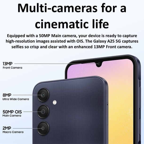 Samsung Galaxy A25 5G (128GB, 6GB) 6.5