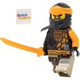 thumbnail image 1 of LEGO Ninjago Core: Cole Minifigure with Katana Sword, 1 of 3
