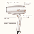 thumbnail image 2 of Infinitipro by Conair Smoothwrap Advanced Ionic Ceramic Hair Dryer, Rose Gold, 1 Pk, Gift for Her, 2 of 13