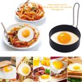 thumbnail image 2 of Ccdes 2 Pcs Moule à Ufs Rond en Acier Inoxydable Antiadhésif Accessoire de Cuisine, Moule à Ufs, Moule à Ufs, 2 of 8