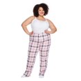 thumbnail image 2 of George Women's Plus Open Leg Pajama Pant, 2 of 6