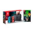 thumbnail image 1 of Nintendo Switch Red/Blue Joy-Con Console Bundle with Luigi's Mansion 3 NS Game Disc - 2019 New Game!, 1 of 8