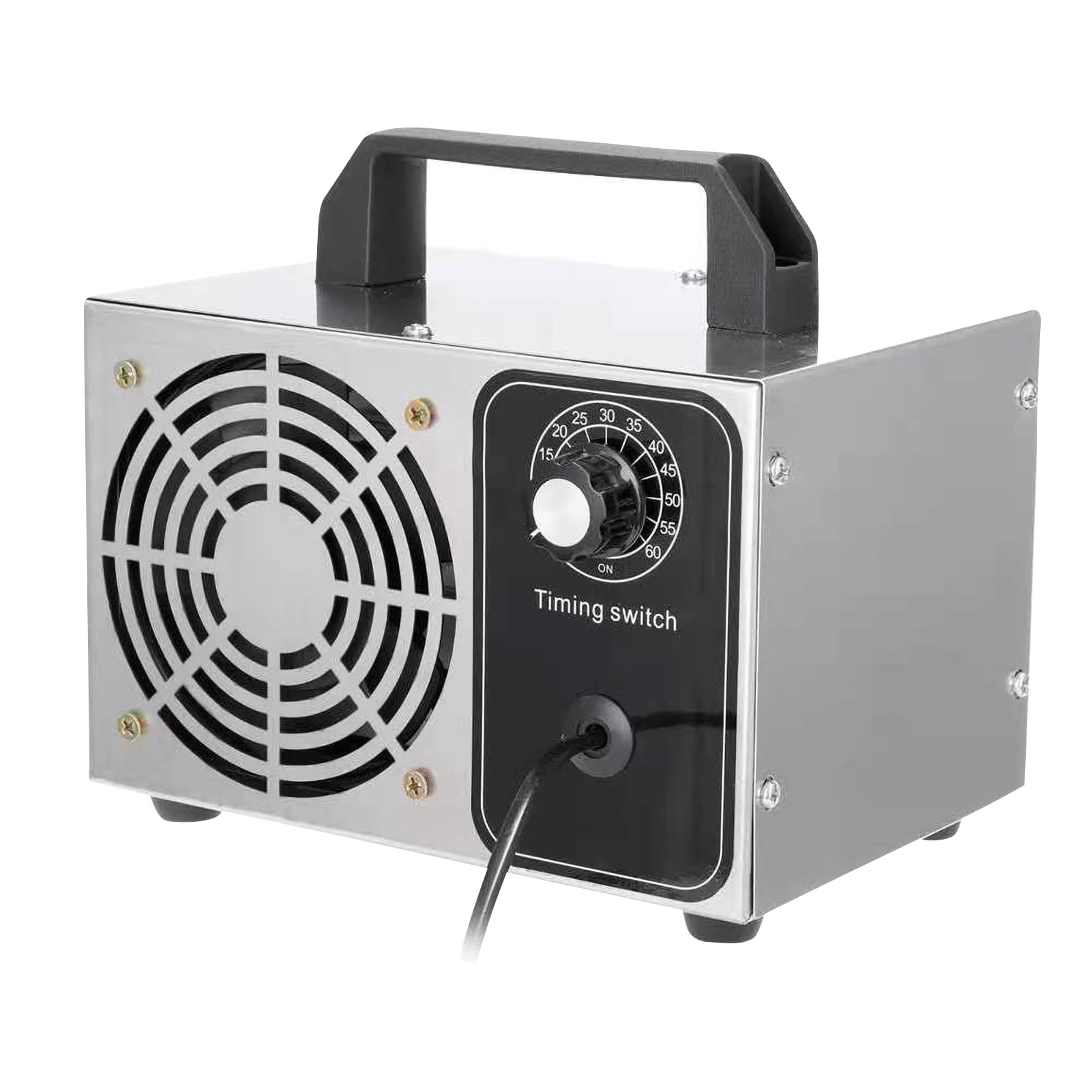 Romacci 28G/H O3 Air Purifier Deodorizer for Home, Kitchen, Office, Car, Silver