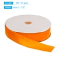 thumbnail image 2 of Unique Bargains Velvet Ribbon 1 1/2 Inch x 10 Yard Single Face Spool Silky DIY Crafts Gift Wrapping Bow Decoration Orange, 2 of 5