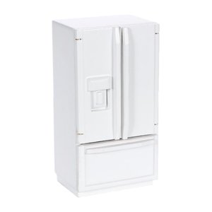 ZLight Dollhouse Miniature Réfrigérateur de réfrigérateur Portes de travail et tiroirs Accessoire pour la décoration Dollhouse