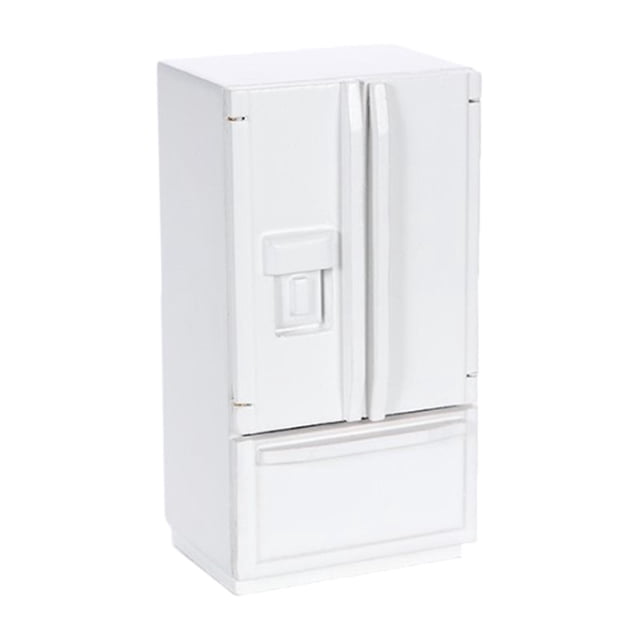 ZLight Réfrigérateur Miniature de Maison de Poupée avec Portes et Tiroirs Fonctionnels Accessoire pour Déco de Maison de Poupée